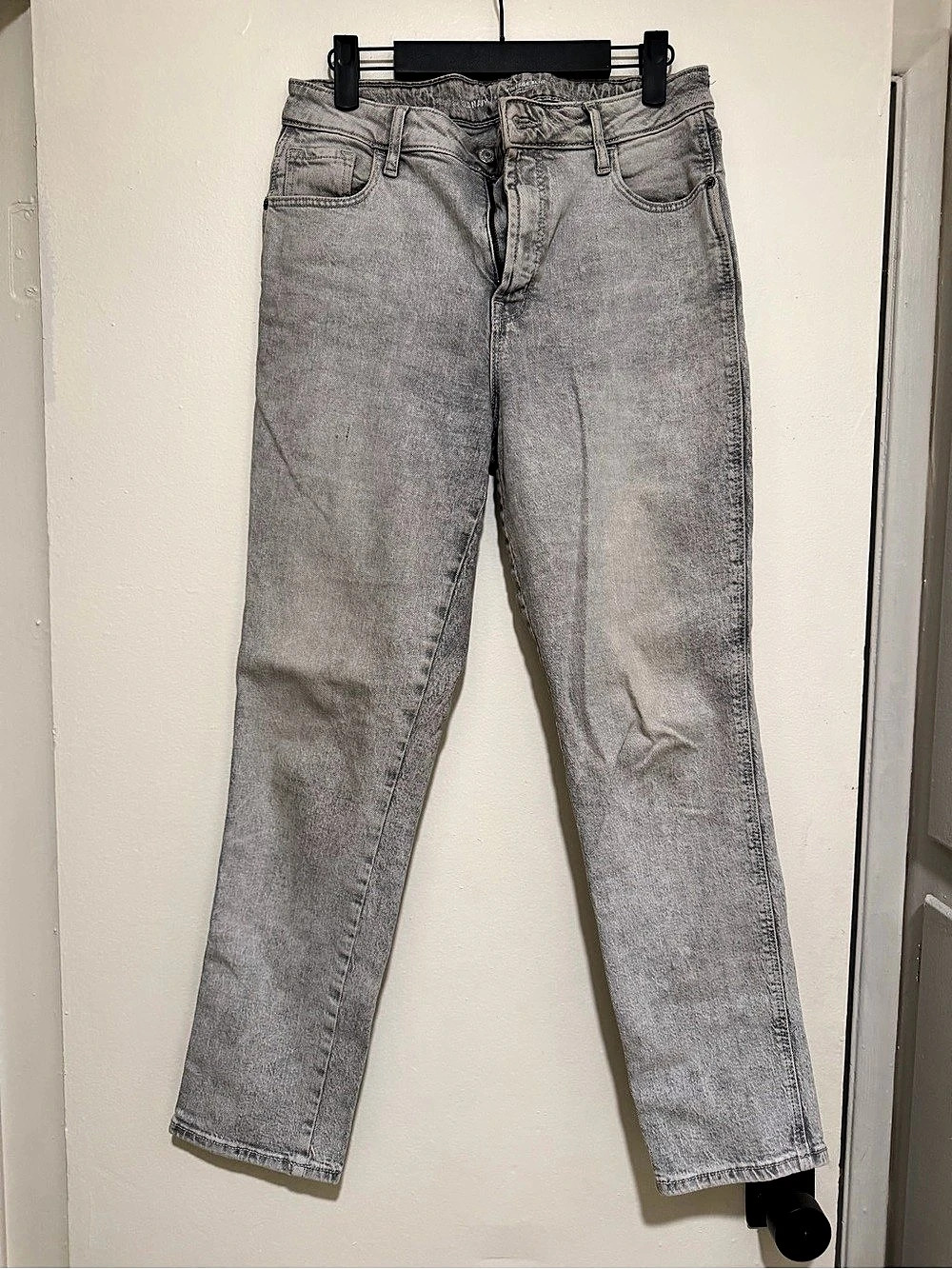 BDG High Rise Mom Jean Gray Jeans Waist 6